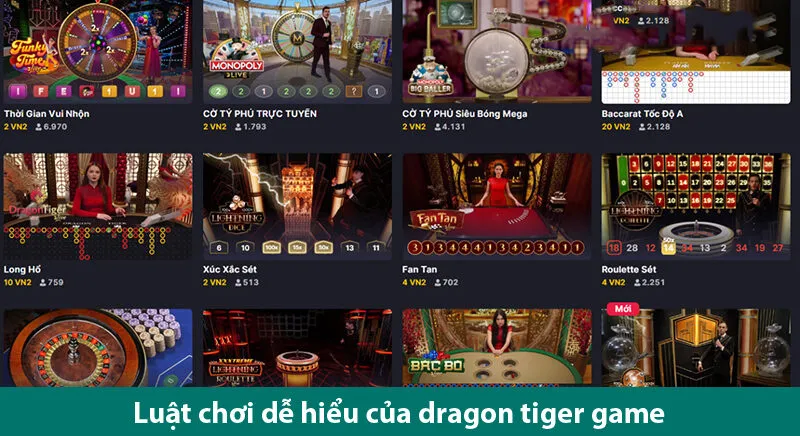 Khám phá luật và bí quyết chơi Dragon Tiger trực tuyến đỉnh cao từ cao thủ cờ bạc