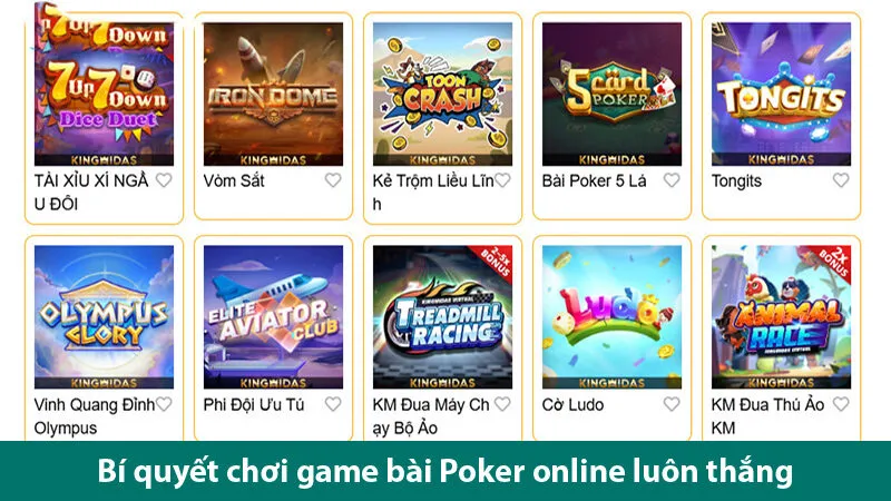 Cách chơi và các bí quyết chơi game bài Poker online cho người mới