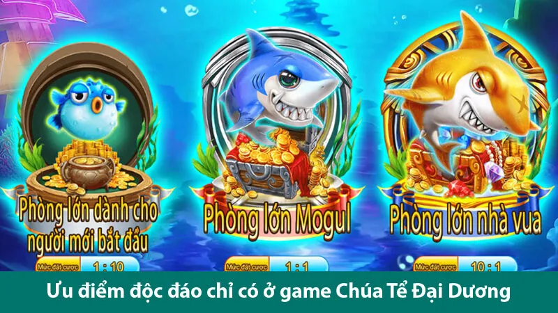Trải nghiệm trò chơi Chúa tể đại dương trúng thưởng không giới hạn