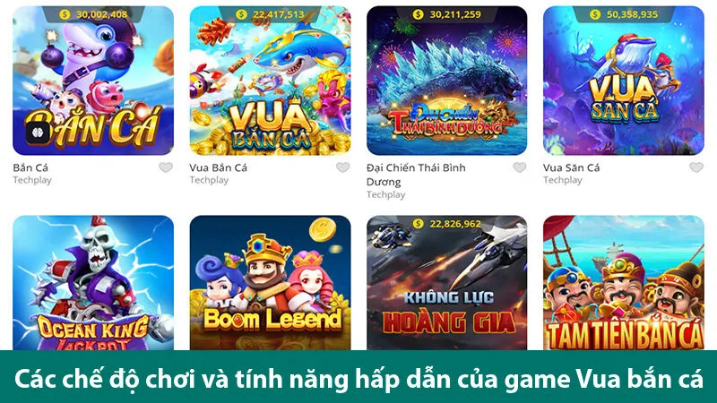 Khám phá các tính năng trong game Vua bắn cá và cơ hội săn thưởng khủng